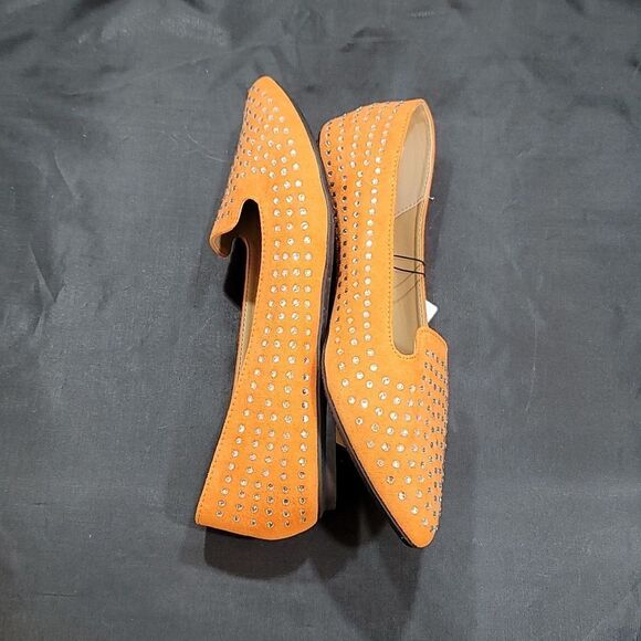 BRAND NEW FREE REIGN STUDDED ALMOND TOE FLAT SHOE - Picture 5 of 15